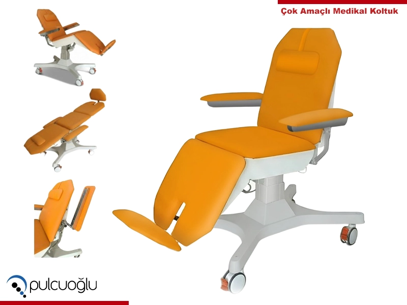 4 Motorlu Çok Amaçlı Medikal Koltuk