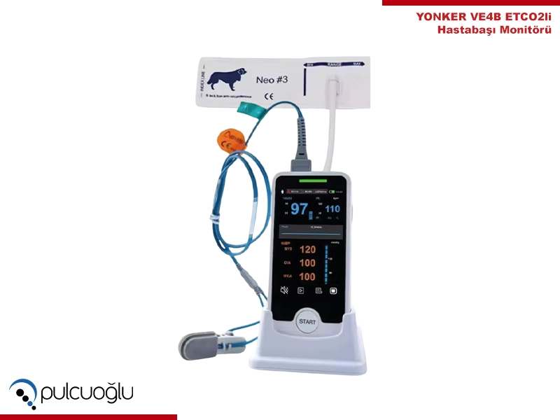 YONKER VE4B ETCO2’li Hastabaşı Monitörü